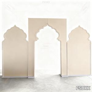 Wedding Stage Decoration Modern Popular White PVC Arch Backdrop Stand Customized Arch Props for Party Events