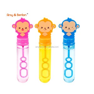 Novelty Party Favors Monkey Bubble Wand Bubble Stick Summer Toys for Wholesale Bubble Maker Toys for Kids