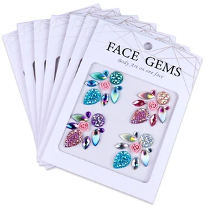 GP Waterproof 3D Eye Temporary Face Paint DIY Tattoo Sticker Fashionable Party Stage Art & Body Beauty for DIY Eye Art