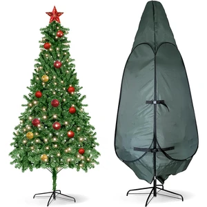 Customizable Reusable Oxford Cloth Christmas Tree Dust Storage Cover Anti-Aging Environmentally Friendly Stand Accessories