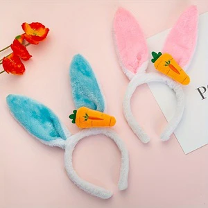 New Carrot Easter Bunny Ears Headband Party Decoration Holiday Supplies Hairband