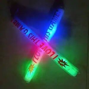 热销疯狂快乐泡沫棒 LED 灯带 - 中国新年派对礼物 48x4cm 单色丝网印刷