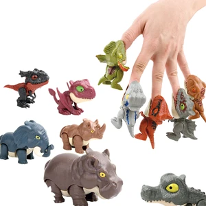 Factory Wholesale Funny Movable Plastic Little Finger Biting Dinosaurs Mystery Blind Toys Party Favors