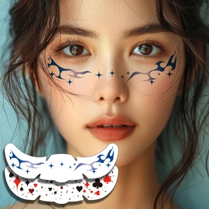 Waterproof Glitter Face Tattoo Stickers Magical Freckles Temporary Makeup Sexy and Fashionable for Christmas Magic