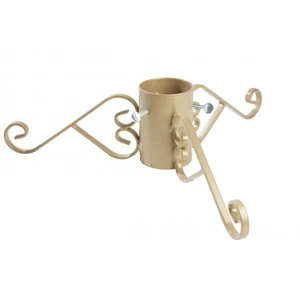 Best Quality Metal Christmas Tree Stand Tough Design Modern Tree Stand in Gold Colour for Christmas Tree Support for Decor Usage