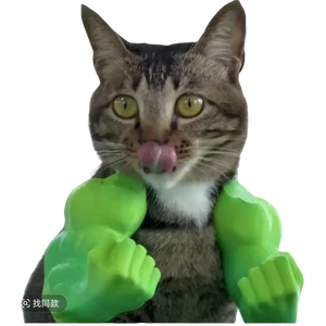 QY 3D打印其他猫形手臂玩偶,引人入胜的创意新奇玩具,适合独特的家居装饰,跨境销售,适合14岁以上