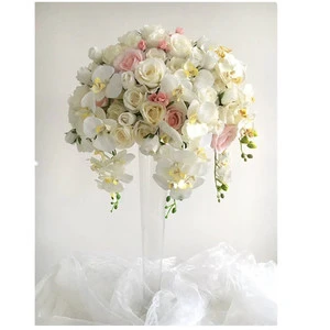 Artificial Flowers Centerpiece Table Decorative for Weddings and Events
