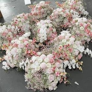 G29 Wholesale Wedding Bouquet Wedding Table Decoration Floral Ball Centerpieces Arrangement Artificial Rose Flower Ball for Sale