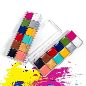 Professional Halloween 12 Colors Party Face Body Painting Body Paint