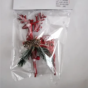 Plastic Reindeer Ornament for Christmas Tree Decoration-Hot Selling Factory Price New Arrival
