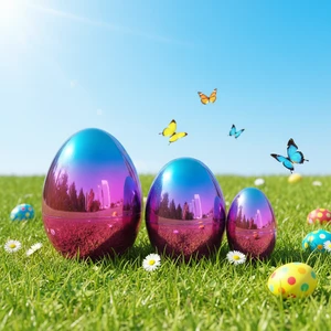 Colorful Easter Eggs,easter Egg Crafts,plastic Eggs