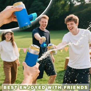 Roulette Thrilling Twist Party Game BBQ Pregame Beer Shotgun Tool for Tailgating Randomized Beer Shotgun Fun Shotgun Tool