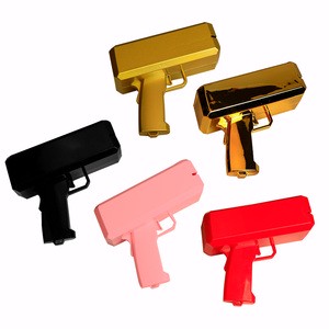 1 Set Durable Plastic Handheld Cash Shooter Novelty Anti-Slip Non-Toxic Wedding Birthday Game Movies Bachelor Props Party