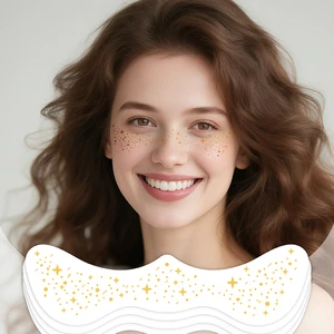 GP Private Logo Fashionable Paper Face Glitter Freckles Tattoo Temporary Makeup Patches Cute Sparkling Stickers Women Kids
