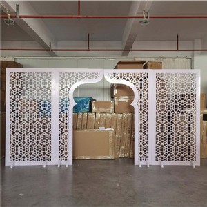 Arch Background Decorative Prop Wedding Stage Setting Backdrop Stand White Frame