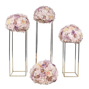 Foreign Trade Artificial Flower Ball Arrangement Display Floral Art Wedding Celebration Decoration Table Centerpiece Aisle Decor