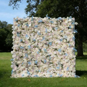 8x8ft Square Photo Booth Weddings Event Decorations Photography Props Indoor Outdoor Roses Artificial Flower Wall Backdrop