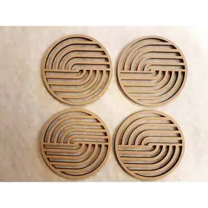 Premium Quality Wooden Coaster for Ramadan Supplies