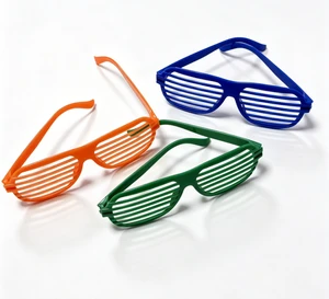 Louver Glasses, Party Fancy Eyewear, Stylish Rimless Fun Glasses Mesh glasses