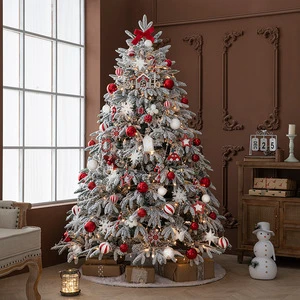 Tree Pine Artificial Holiday Christmas Holiday Decor Metal Stand Christmas Light Tree