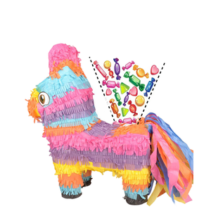 Factory Price New Design Children's Birthday Pinata Filler Game Prop Good Luck Prayer Paper Pinatas for Gathering Events