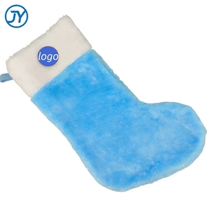 High Quality Personalized Embroidered Christmas Stockings Socks Custom Logo for Holiday Decoration