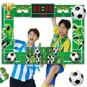 Football Birthday Party Photo Frame Atmosphere Photo-taking Supplies - Football Fans Decoration Photo-taking Props Supplies