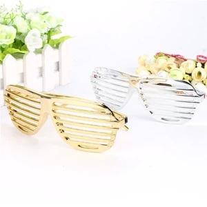 Metallic Color Party Nightclub Glasses Party Funny Glasses Holiday Selfie Bar Costume Props