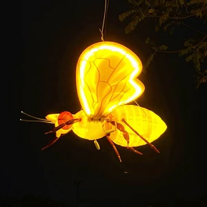House Decor Birthday Party Ornament Flexible Installation Choices Led Decorative Lighting Bee Wall Decor
