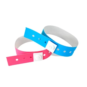 B&B Factory OEM Party Team Event Wristbands Screen Printing Armbands Custom Flashing Bar Bracelets Plastic Bracelet for Event