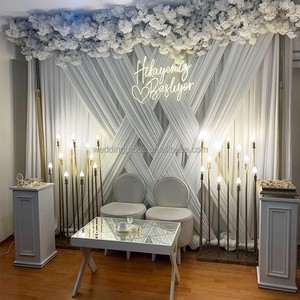 Reception Decors Wedding Supplies Wedding Stage Decoration Backdrop