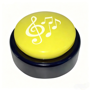 LED Light up Dance Party Button Programmable Dance Party Button with LED Light & Music - Novelty Party Toy