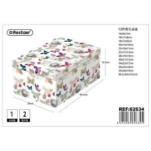 Box of 12 Pieces 40.5x29x19.5 cm Party Favors for Gifts