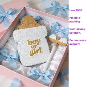 Low MOQ Custom Handmade Pinata Gender Reveal Kids Party Favor Games Funny Filler Prop Tissue Paper Toy for Party Even