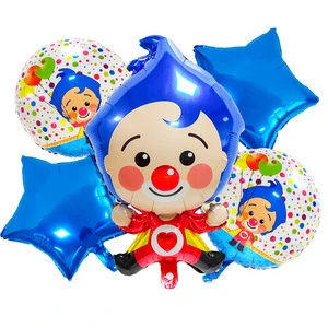 New Circus-themed Clown Star Balloon Set Children's Party Decoration Supplies