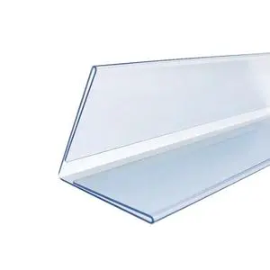 Commercial V-Shape PVC Acrylic White Office Desktop Name Plate Table Number Holder Stand Eco-Friendly Design Easy Installation