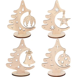 Christmas Tree Stands Eco-Friendly 3D Laser Cut Home Decor Standing Christmas Trees Christmas Tree Engraving