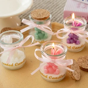 Blockbuster Hit Cute Bunny Shaped Scented Candle Candle In Glass Jar For Easter Shower Home Decor & Gift Factory Wholesale Price