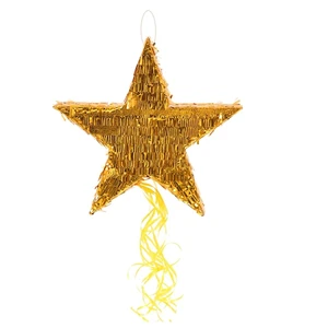 Ramadan Gold Star Shape Pinata Islamic Eid Mubarak Decoration Baby Shower Birthday Ramadhan Party Supplies