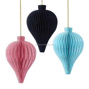 Eco-friendly Christmas tree ornaments with magnets Xmas foldable christmas tree decoration supplies