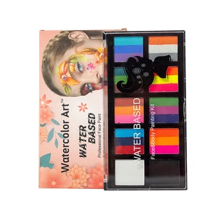 Halloween Party 3colors Mix Painting Water Based 10 Colors Face Body Kids Adults Art Paints