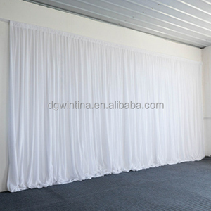White Velvet Elegant Artificial Modern Wedding Backdrop Curtain Pipe Drape for Weddings Photo Booth Drapes Stage Background
