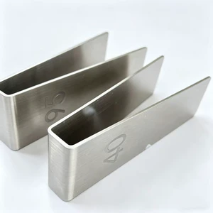 Custom Restaurant Table Plate Stainless Steel Numbered Seat Plate Place Cards & Table Numbers Restaurant Seat Plat