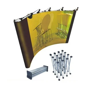 Spring Pop Up,pop up Display,pop up Banner With Cuved or Straight Version From Factory