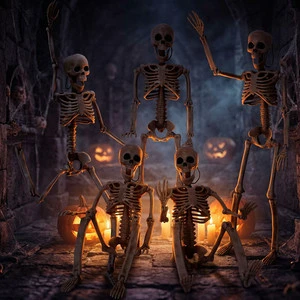 Party Holiday Supplies Halloween Skull Skeleton Simulated Human Body Halloween Decoration Skeleton Pendant Halloween Skeleton