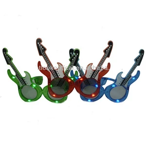 Funny Entertainment Plastic Light up Flashing Cheap Party Led Glasses