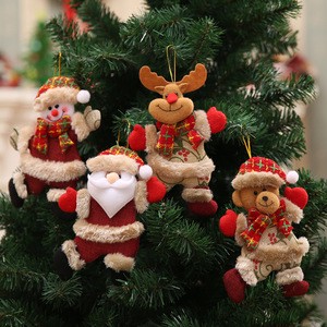 2026 Merry Christmas Ornaments Xmas Gift Tree Toy Doll Hang Christmas Decorations for Home New Year Decor