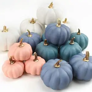 Wholesale High Quality Foam Artificial Pumpkins Fall Decorations for Home Kitchen Table Indoor Outdoor Halloween Easter