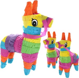 Mini Rainbow Pinata for Christmas and Father's Day Candy Wrap Supplies Party Knock Game Props Birthday Present
