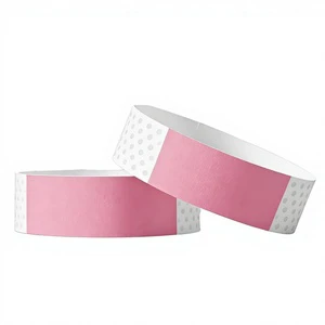 Custom Your Logo Concert Event Wristband Tyvek Paper Bracelet Bar Coding Amusement Park Pool Event Party Paper Bracelets